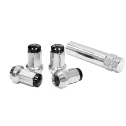 Forged wheel lug nuts D1Spec Stal 12x1,25 Silver/Black