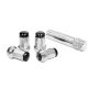 Forged wheel lug nuts D1Spec Stal 12x1,25 Silver/Black