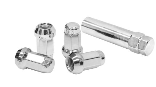 Forged wheel anti-theft lug nuts D1Spec Stal 12x1,25 Silver