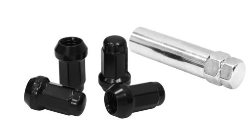 Forged wheel anti-theft lug nuts D1Spec Stal 12x1,25 Black