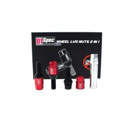 Racing bolts D1Spec Heptagon 2in1 12x1,5 Red