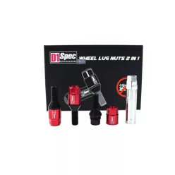Racing bolts D1Spec Heptagon 2in1 14x1,5 Red