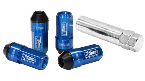 Forged wheel lug nuts D1Spec Heptagon 2in1 12x1,25 Blue