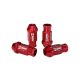Wheel lug nuts D1Spec Replica Race M12x1,5 Red