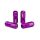 Wheel lug nuts D1Spec Replica EW M12x1,25 Purple