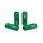 Wheel lug nuts D1Spec Replica EW M12x1,25 Green