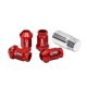 Wheel lug nuts D1Spec Replica 40mm M12x1,5 Red