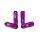 Wheel lug nuts Blox Replica 60mm M12x1,5 Purple