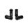 Forged wheel lug nuts D1Spec Steel 12x1,25 Black