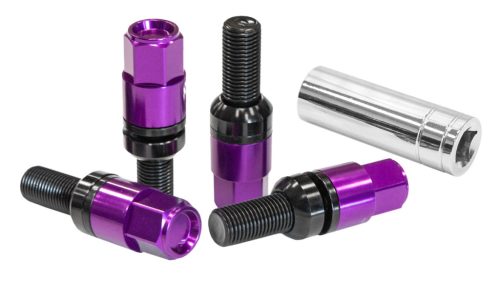 Racing bolts MTuning 2in1 12x1,5 Purple