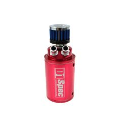 Oil catch tank D1Spec 15mm Red + Filter