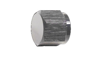 DeatschWerks 6AN Female Flare Cap - Anodized Matte Black