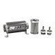 DeatschWerks Universal in-line fuel filter 10 micron 5/16" 110mm