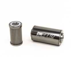   DeatschWerks Universal in-line fuel filter 100 micron AN10 110mm