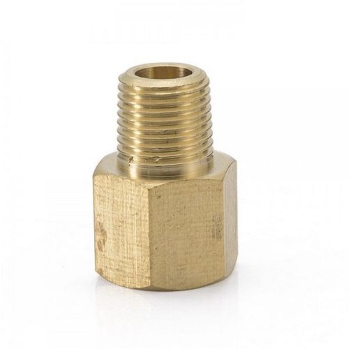 1/8" BSPT apa -1/8" NPT anya szűkítő adapter (réz)