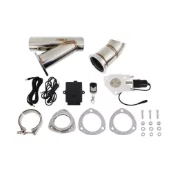 Exhaust Cutout 2.25" 57MM Electric V-Band Remote