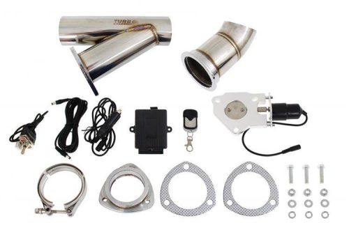 Exhaust Cutout 2.25" 57MM Electric V-Band Remote + Switch