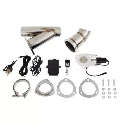   Exhaust Cutout 3.5" 89MM Electric V-Band Remote + Switch