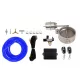Exhaust Cutout Set Pneumatic 76mm Vacuum Closed