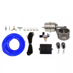 Exhaust Cutout Set Pneumatic 89mm Vacuum Open