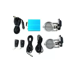 Exhaust Cutout 3" 76mm Electric Set PRO Dual