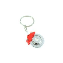 Keychain Big Brake Disc Red