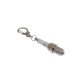 Keychain Ignition Plug Silver