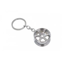 Keychain Rim JR3 TE37 Silver