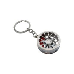 Keychain Rim 3SDM with caliper Silver