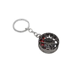 Keychain wheel custom with caliper Black