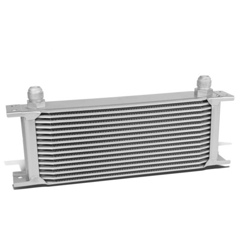 Alumínium „British Style” motor- és váltóolaj-hűtő, 13 soros, AN10