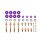 Valve Cover Washers B-Series JDM Purple