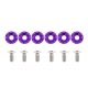 Decorative screws M8x1.25 15mm D1 Purple
