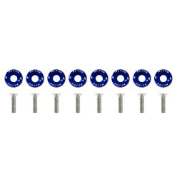 Universal screws M6x1.0 15mm SLIDE Purple