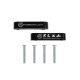 Hood Vent Spacer Honda Civic 88-00 Black