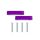 Hood Vent Spacer Honda Civic 88-00 Purple