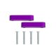Hood Vent Spacer Honda Civic 88-00 Purple