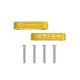 Hood Vent Spacer Honda Civic 88-00 Gold