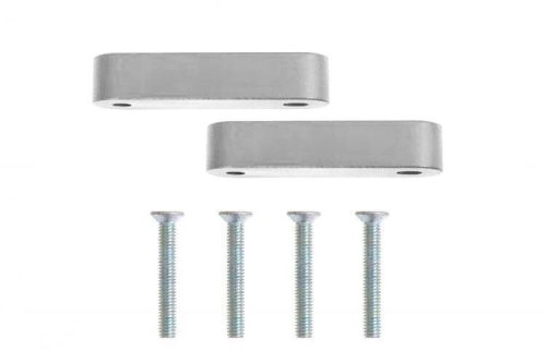 Hood Vent Spacer Honda Civic 88-00 Silver