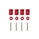 Hood Vent Spacer 6mm Red