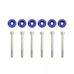 Lower Rear Control Arms Washers Civic Blue