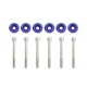 Lower Rear Control Arms Washers Civic Blue
