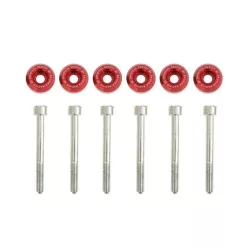 Lower Rear Control Arms Washers Civic Red