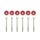 Lower Rear Control Arms Washers Civic Red