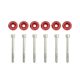Lower Rear Control Arms Washers Civic Red