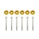 Lower Rear Control Arms Washers Civic Gold