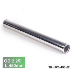   Alumínium cső idom egyenes  - átmérő 57mm / 2.25" - hossz 450mm