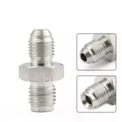   Egyenes AN-Metrikus Adapter (AN3 [3/8-24] apa - M10x1.5 apa, Rozsdamentes Acél)