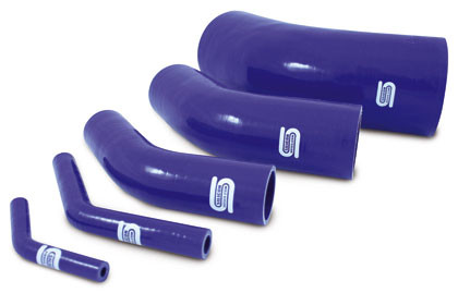 102mm 45° Elbow Silicone Hose-Colour Blue Hoses