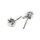 Turbo Actuator for Volvo T5 Applications-Shape Bent Rod-Actuators Diaphragm Type -Spring Blue 18 Psi Running Pressure Shape Bent Rod Actuators Piston Type Spring Blue 18 Psi Running Pressure